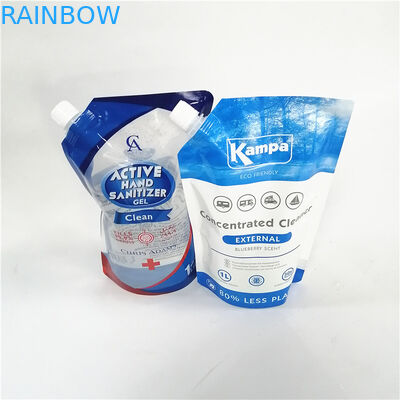 Kantong berdiri berlubang yang dapat didaur ulang dengan berbagai jenis tutup untuk kemasan ramah lingkungan