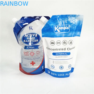 Kantong berdiri berlubang yang dapat didaur ulang dengan berbagai jenis tutup untuk kemasan ramah lingkungan