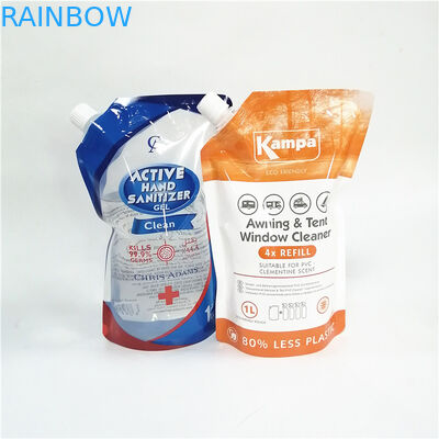 Kantong berdiri berlubang yang dapat didaur ulang dengan berbagai jenis tutup untuk kemasan ramah lingkungan