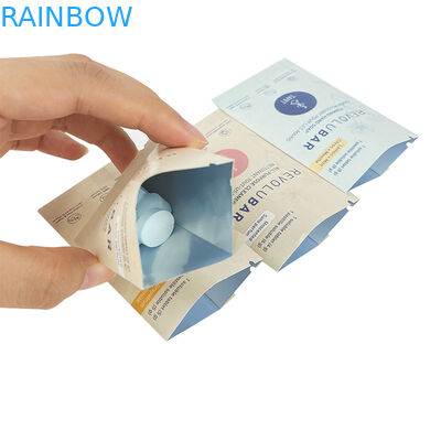 White Handle Material Tas Kertas Disesuaikan untuk kebutuhan pelanggan Anda