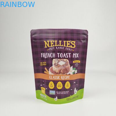 Paket Hijau Mat Stand Up Bag/ Aluminium Foil Packaging Zip Lock Bag/Doypack Mylar Storage Food Bags