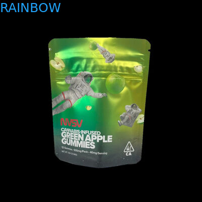 3.5 Gram Plastik Kantong Kemasan Label Khusus Cetak CBD Cookie