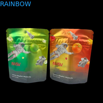 3.5 Gram Plastik Kantong Kemasan Label Khusus Cetak CBD Cookie