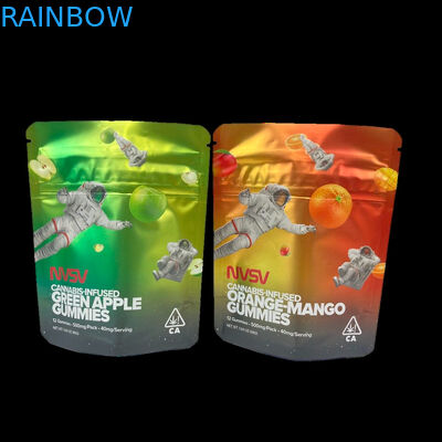 3.5 Gram Plastik Kantong Kemasan Label Khusus Cetak CBD Cookie