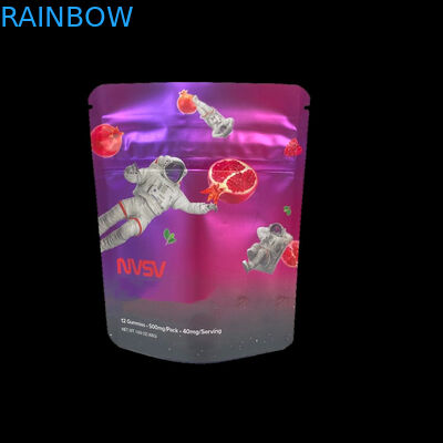 3.5 Gram Plastik Kantong Kemasan Label Khusus Cetak CBD Cookie