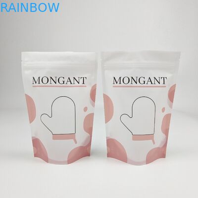 Laminasi Aluminium Foil Zip Lock Bag Stand Up Bag / Matt White Foil Bag / Custom Zip Lock Coffee Bag