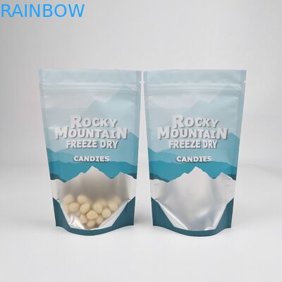 Custom Printed Heat Seal 250g 500g Candy Doypack Proof Bau Stand Up Bag Plastik Pengemasan Mylar Ziplock Bags