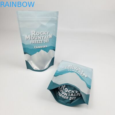 Custom Printed Heat Seal 250g 500g Candy Doypack Proof Bau Stand Up Bag Plastik Pengemasan Mylar Ziplock Bags