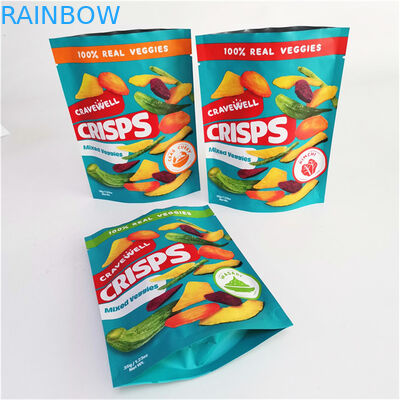 Custom Digital Printing Ziplock Edibles Stand Up Packaging BagsUntuk Makanan Kacang