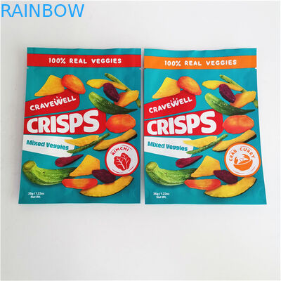 Custom Digital Printing Ziplock Edibles Stand Up Packaging BagsUntuk Makanan Kacang
