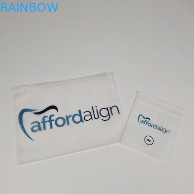 Grosir Daur Ulang Tiga Sisi Disegel Mylar Packaging Gigi Aligner Untuk Perawatan Gigi dengan Zipper
