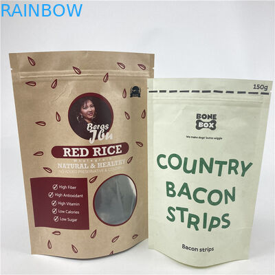 Penjaminan Mutu Stand Up Aluminium Foil Bag With Zipper Food Snack Packaging Bag