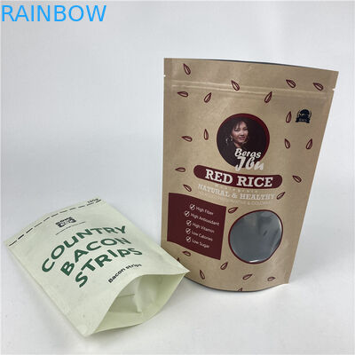 Penjaminan Mutu Stand Up Aluminium Foil Bag With Zipper Food Snack Packaging Bag