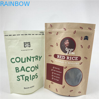 Penjaminan Mutu Stand Up Aluminium Foil Bag With Zipper Food Snack Packaging Bag