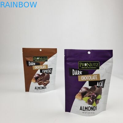 Customized Logo Digital Printing Plastic Zip Lock Flat Bag With Aluminium Foil Bags Untuk Kantong Permen