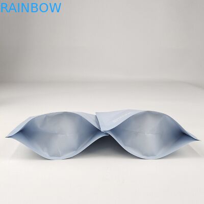 Ramah Lingkungan Stand Up Bag Food Grade Zip Lock Heat Seal Printed Biodegradable Custom Food Kraft Paper Bag