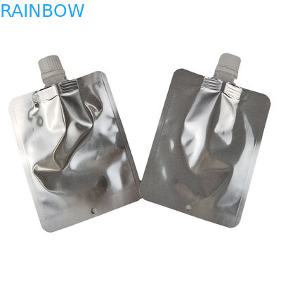 Grosir Custom Printed Stand Up Spout Bag Aluminium Foil Liquid Juice Bag