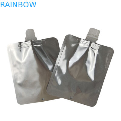 Grosir Custom Printed Stand Up Spout Bag Aluminium Foil Liquid Juice Bag
