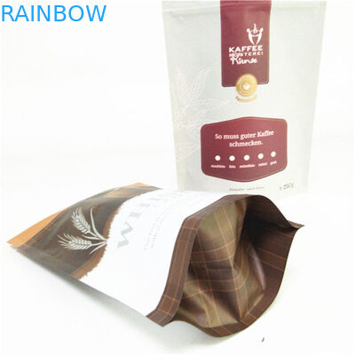 Custom Food Grade Bau Buktinya Kelembaban Buktinya Makanan Stand Up Packaging Bags Untuk Biji Kopi