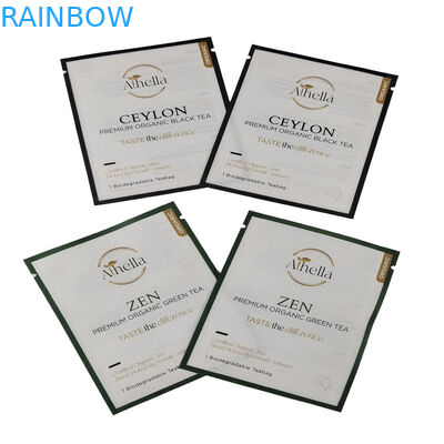 Tas Biodegradable Kecil Untuk Teh Kopi Serbuk Kompostabel Kantong Mylar yang Bisa Ditutup Lagi