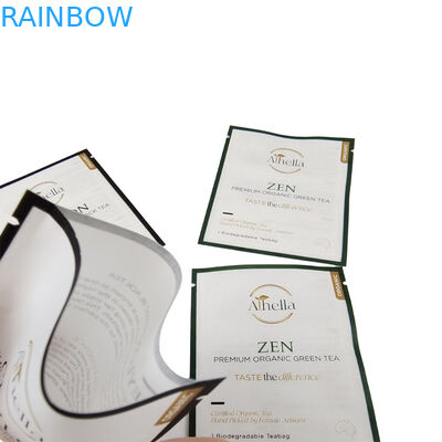 Tas Biodegradable Kecil Untuk Teh Kopi Serbuk Kompostabel Kantong Mylar yang Bisa Ditutup Lagi