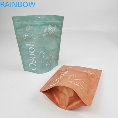 Daur ulang Zip Lock Stand Up Bag Aluminium Foil Body Scrub Spa Bath Soak Sea Salt Biodegradable Plastic Packaging Bag
