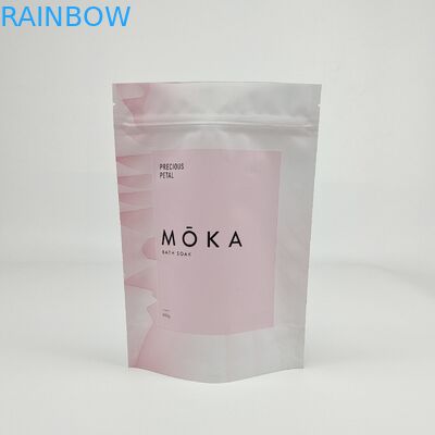 Grosir Custom Print Stand Up Doypack Mylar 100g 250g 500g Body Scrub Bag Bath Salt Packaging Bag
