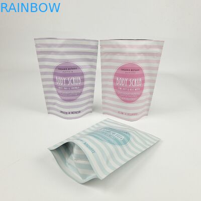 Custom Matte OEM Custom Printed Bath Salts Packaging Zip Lock Bath Salt Body Scrub Standing Bag Packaging Bags
