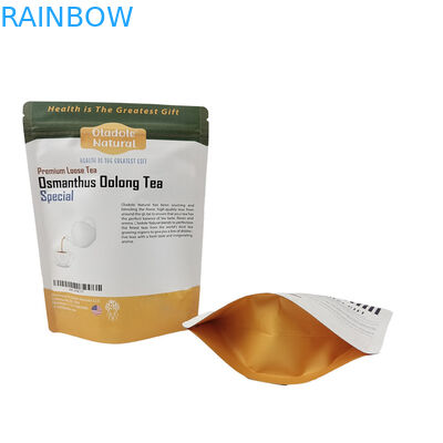 Tas Kertas Kraft Stand Up Biodegradable yang Disesuaikan untuk Makanan Hewan Peliharaan Tas Proof Bau yang Bisa Dijual Kembali dengan Logo