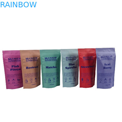 Digitally Printed Mylar Bags Bau Proof Coffee Poeder Packaging Stand Up Zip Lock Bag Dengan Foil Aluminium