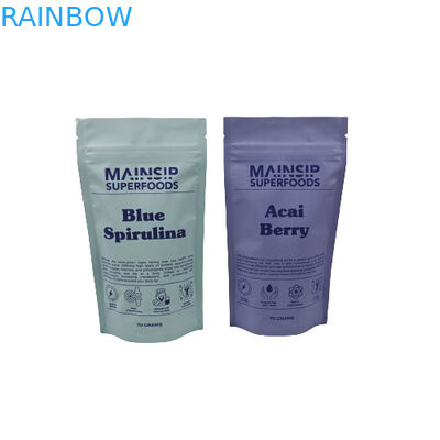 Digitally Printed Mylar Bags Bau Proof Coffee Poeder Packaging Stand Up Zip Lock Bag Dengan Foil Aluminium