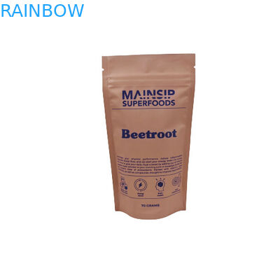 Digitally Printed Mylar Bags Bau Proof Coffee Poeder Packaging Stand Up Zip Lock Bag Dengan Foil Aluminium