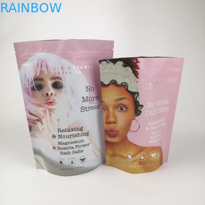 Kantong plastik yang bisa ditutup kembali dengan cetakan logo