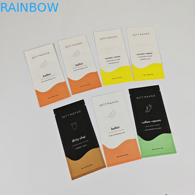 Tas Kemasan Makanan 10g 20g 30g Kantong Kertas Kraft Daur Ulang Biodegradable