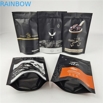 Laminasi Aluminium Foil Ziplock Stand Up Pouch Digital Printing Dimensi / Warna yang Disesuaikan