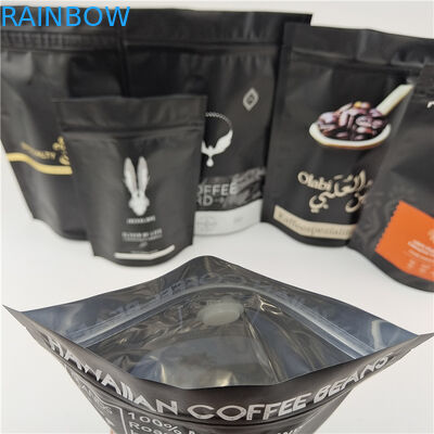 Laminasi Aluminium Foil Ziplock Stand Up Pouch Digital Printing Dimensi / Warna yang Disesuaikan