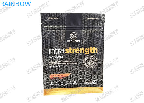 Tas Kemasan Foil Aluminium Buang Protein Kopi Custom Dengan Tas Mylar Balok Proof Bau