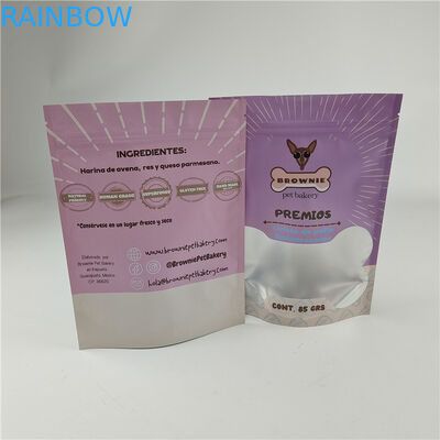 Top Quality Custom Logo Printed Smooth Storage Packaging Plastic Foil Bag Bag Bag untuk Makanan Hewan Peliharaan