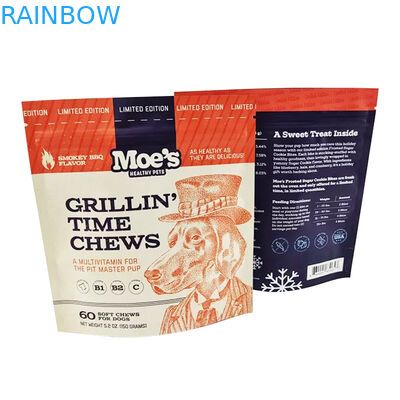 Kantong berdiri yang bisa ditutup kembali untuk kantong teh Kemasan sesuai kebutuhan