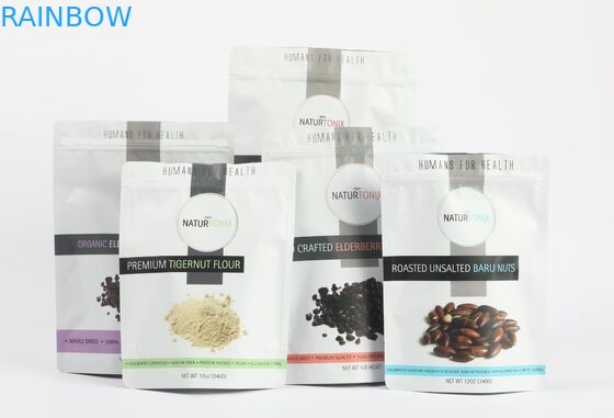 Tas Segel Tiga Sisi Disesuaikan Tas Teh Kemasan di Glossy atau Mat Finish