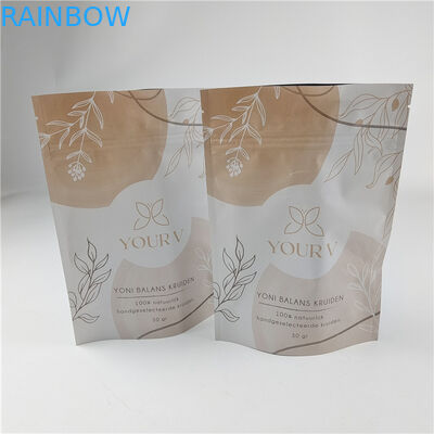 Desain Baru Disesuaikan Ukuran Matte Finish Snack Bag Packaging Matt Aluminium Foil Stand Up Pouch Ziplock Doypack Bag