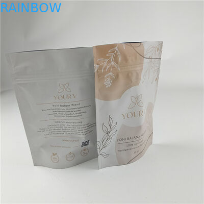 Desain Baru Disesuaikan Ukuran Matte Finish Snack Bag Packaging Matt Aluminium Foil Stand Up Pouch Ziplock Doypack Bag