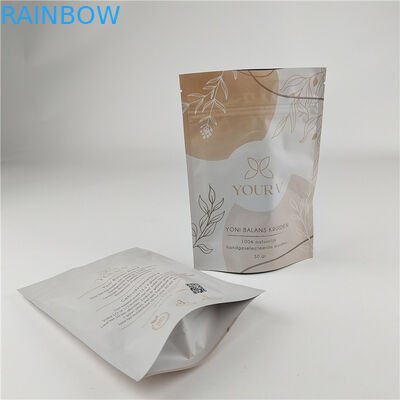 Desain Baru Disesuaikan Ukuran Matte Finish Snack Bag Packaging Matt Aluminium Foil Stand Up Pouch Ziplock Doypack Bag