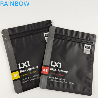 Top Quality Custom Logo Printed Tiga Sisi Segel Tas untuk Perawatan Gigi Kemasan dengan bahan ramah lingkungan dan aman