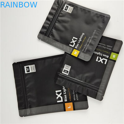 Top Quality Custom Logo Printed Tiga Sisi Segel Tas untuk Perawatan Gigi Kemasan dengan bahan ramah lingkungan dan aman