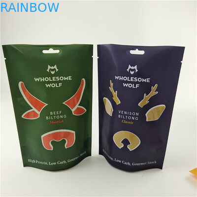 Lingkungan Ramah Custom Bau Proof Dimensi dan Ketebalan Disesuaikan Digital Printing Bags untuk Kacang-kacangan dan camilan