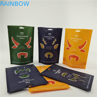 Lingkungan Ramah Custom Bau Proof Dimensi dan Ketebalan Disesuaikan Digital Printing Bags untuk Kacang-kacangan dan camilan