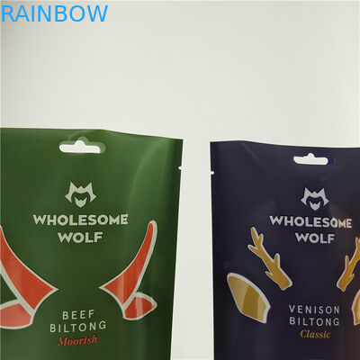 Lingkungan Ramah Custom Bau Proof Dimensi dan Ketebalan Disesuaikan Digital Printing Bags untuk Kacang-kacangan dan camilan