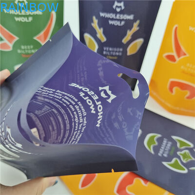 Lingkungan Ramah Custom Bau Proof Dimensi dan Ketebalan Disesuaikan Digital Printing Bags untuk Kacang-kacangan dan camilan