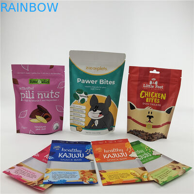 Best Selling Daur Ulang Ramah Lingkungan Custom Printed Food Grade Bag dengan Zipper untuk Snack Packaging